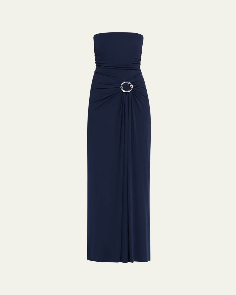 Emma Strapless Jersey Gown